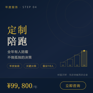 企业陪跑定制 99800元